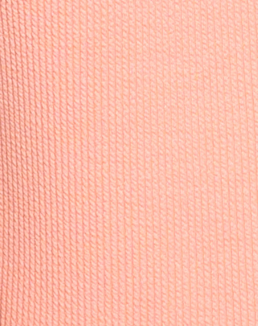 Image of Goddess Swimsuit in Textured Peach