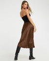 image of Goya Midi Skirt in Bitter Chocolate
