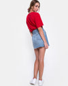 Image of Oversize Basic Tee in Heartbreaker Club Red