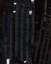 Image of Hedi Dress in Fishcale Sequin Black Iridescent