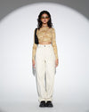 Image of MOTEL X OLIVIA NEILL Parallel Jeans in Cord Warm White