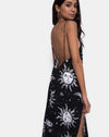 Image of Hime Maxi Dress in Oversize Sun Moon and Stars