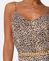 Image of Hime Maxi Dress in Rar Leopard
