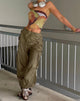 image of Cuties Wide Leg Trouser in Silver Gold
