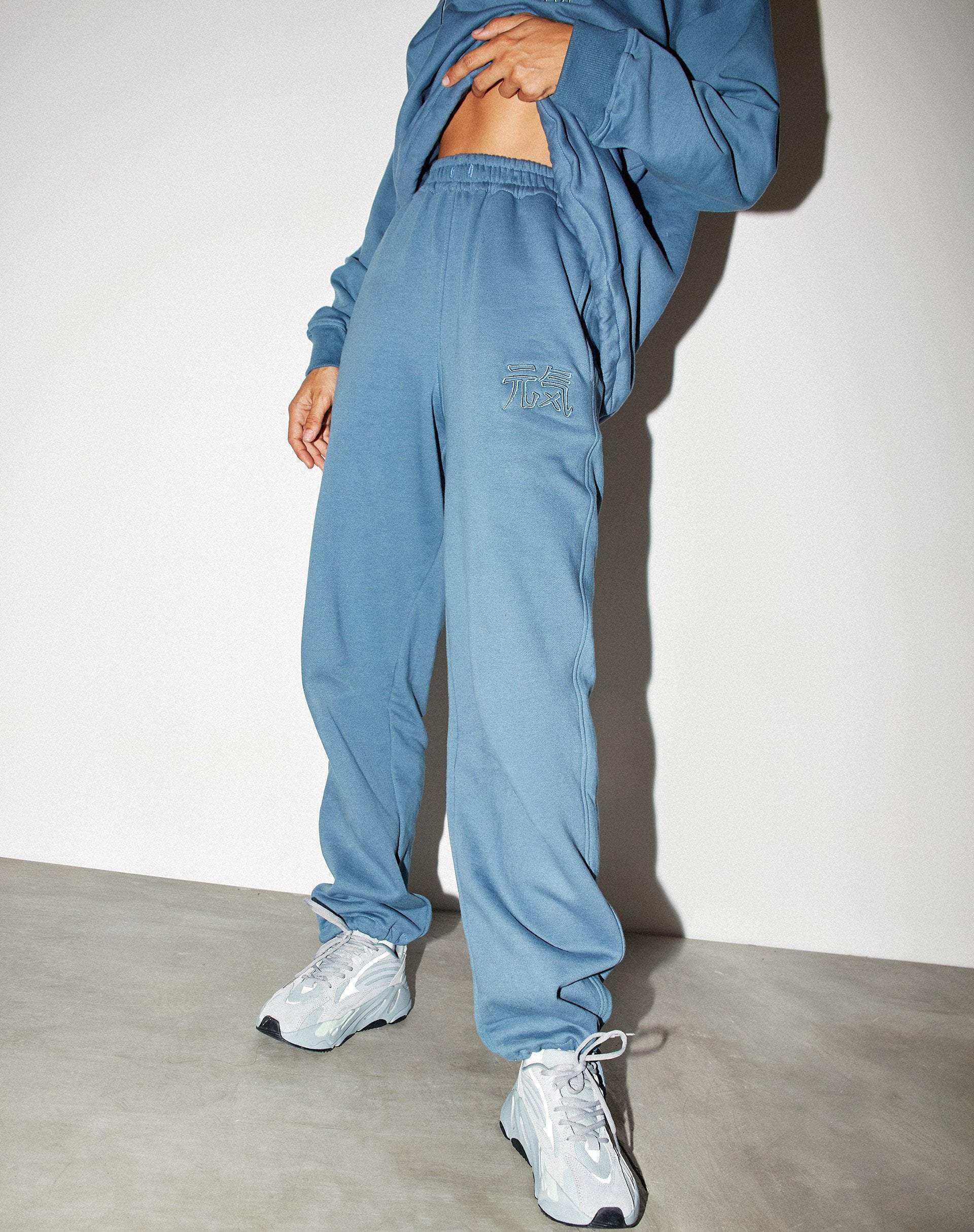 Image of Bungee Jogger in Mineral Blue Japanese Spirit Embro