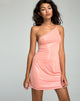 Image of Kate Slip Dress in Peach Blush Pearlescent Shimmer