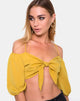 Image of Kavon Crop Top in Mustard