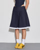 Image of Caralia Midi Skirt in Chambray Indigo