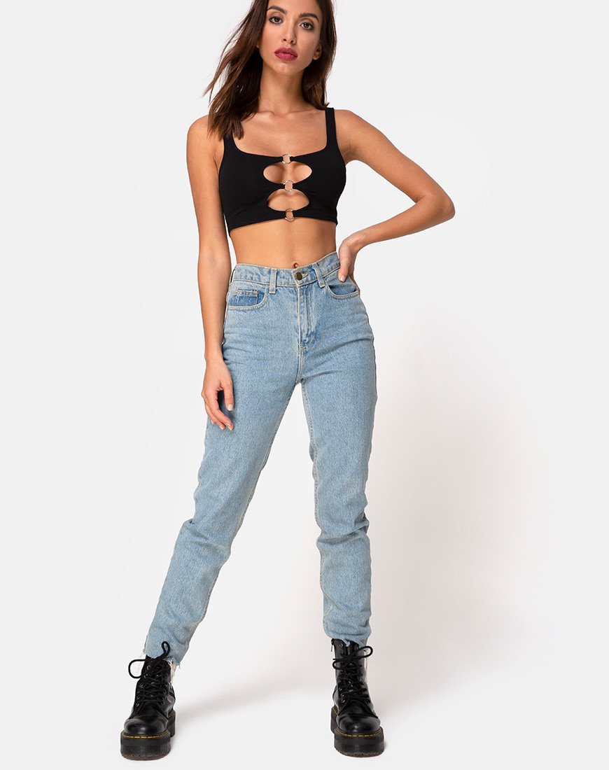 Image of Keddo Crop Top in Black