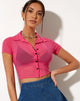 Image of Keliso Shirt in Mesh Pink