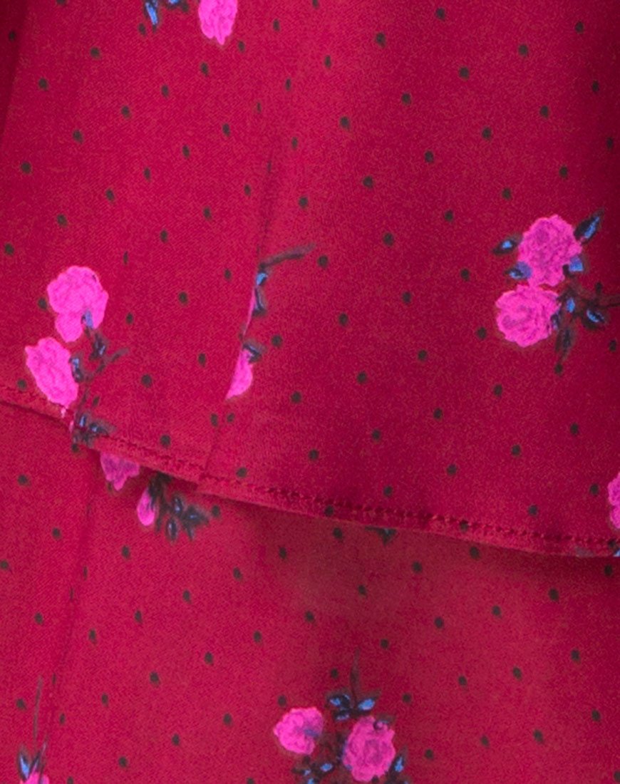 Image of Kepsibelle Dress in Magenta Rose Pink