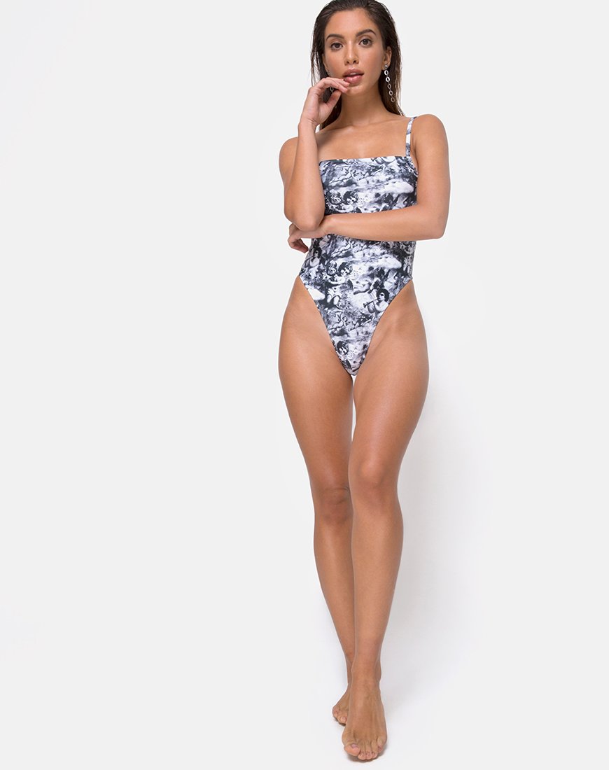Image of Kiah Swimsuit in Cherub Grey