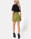 Image of Kimber Bodycon Skirt in Medium Gingham Yellow