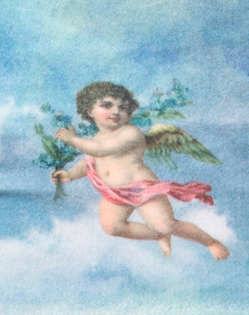 Image of Kozue Dress in Angel Velvet Sky Blue