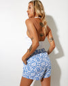 Image of Lala Short in Love Checker Blue