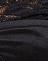 Image of Letta Bodice in Black with Lace Trim