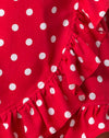 Image of Lasky Dress in Medium Polka Red and White