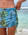 image of Mena Mini Skirt in Blurred Orchid Blue