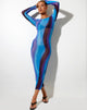 Image of Laura Midi Dress in Solarized