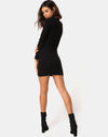 Image of Leah Mini Dress in Black