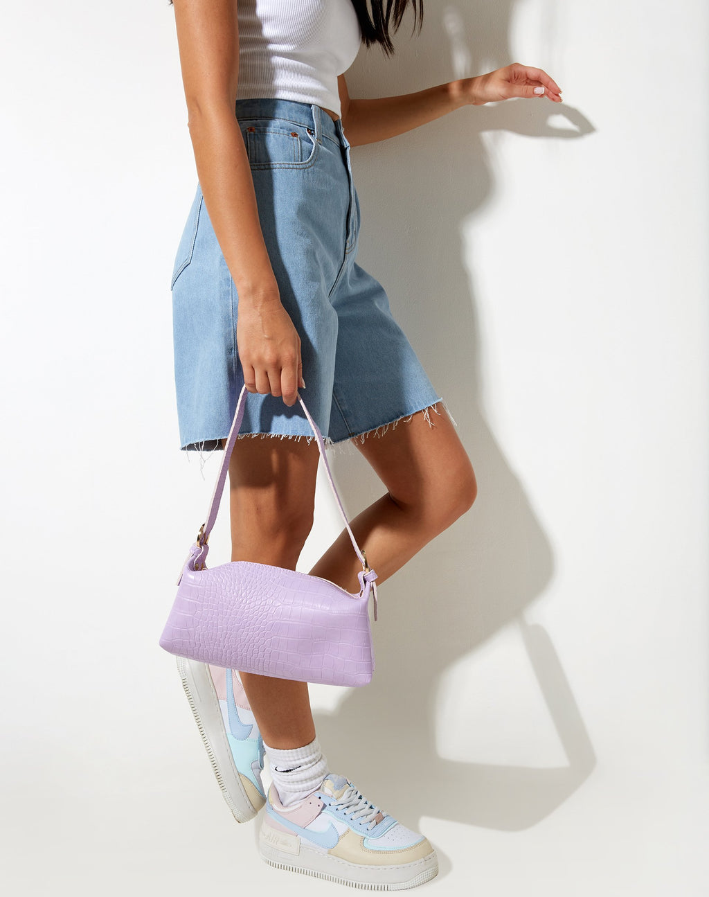 Leila Shoulder Bag in Purple