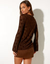 Image of Leon Cardi in Brown Flock Daisy