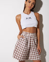 Image of Lexta Short in Checkmate Brown