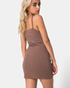 Image of Limsie Dress in Cacao with Rectangle Square