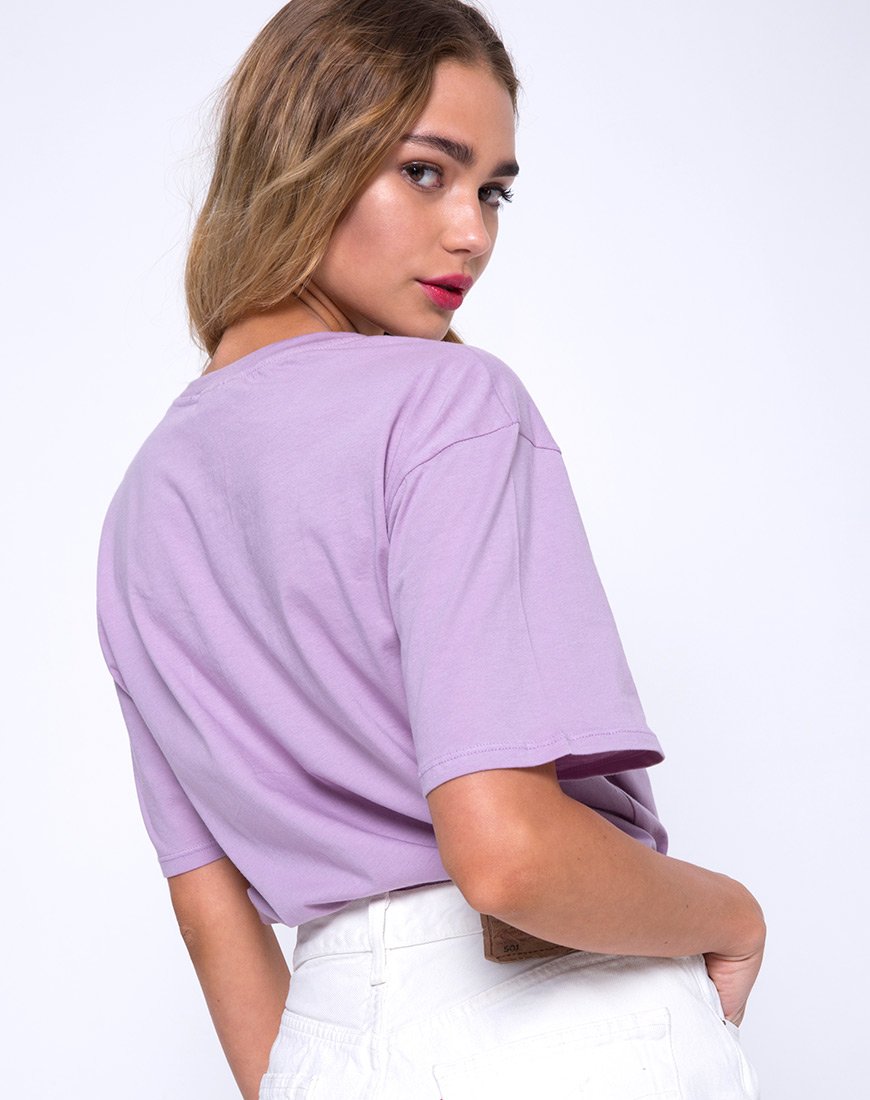 Image of Oversize Basic Tee in Lovestings Lilac