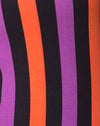 Image of Lucia Bodice in Purple and Orange Stripe