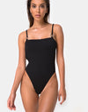 Image of Luelle Swimsuit in Mini Rib Black