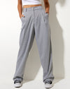 Image of Sakila Trouser in Small Check Black Grey