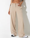 image of Abena Trouser in Soft Tailoring Beige