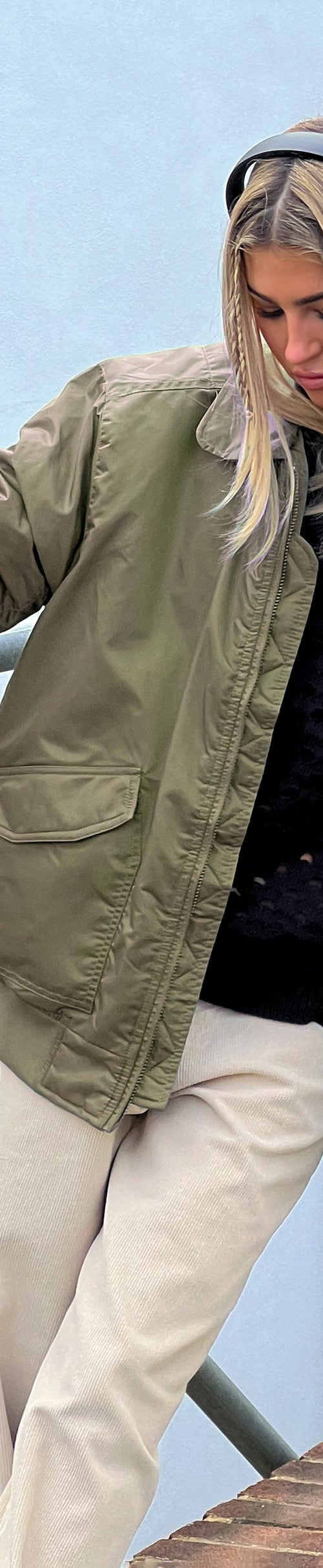 image of Manik Jacket in Khaki Green