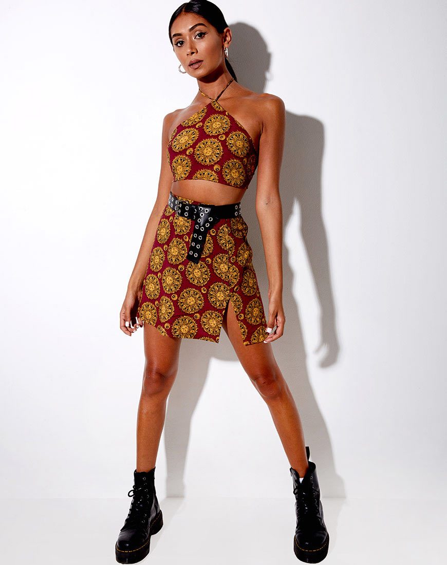 Image of Sheny Mini Skirt in Sundial
