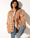 Image of Medita Shirt in Pink and Brown