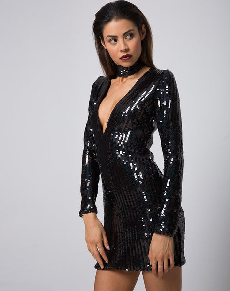 Fish scale sequin dress sale