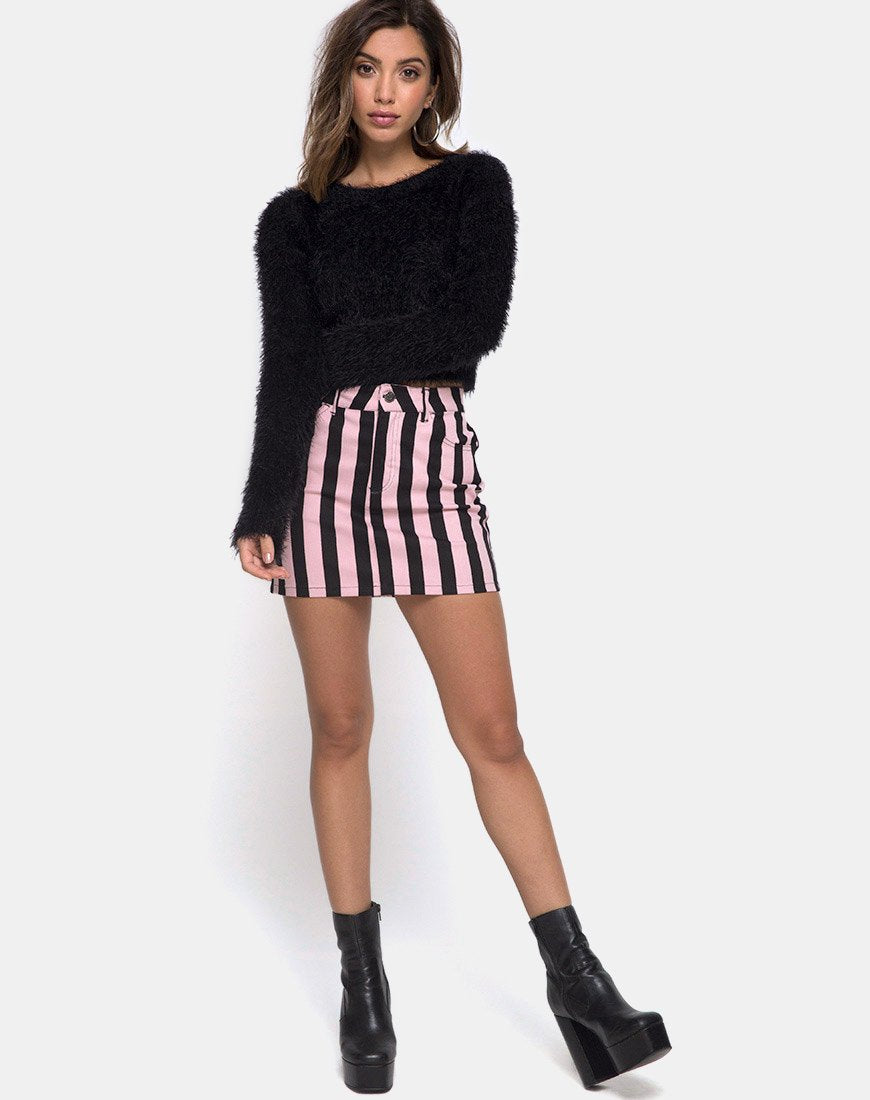 Image of Mini Broomy Skirt in Campbell Stripe