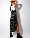 Image of Mirza Maxi Dress in Rose Garden Black