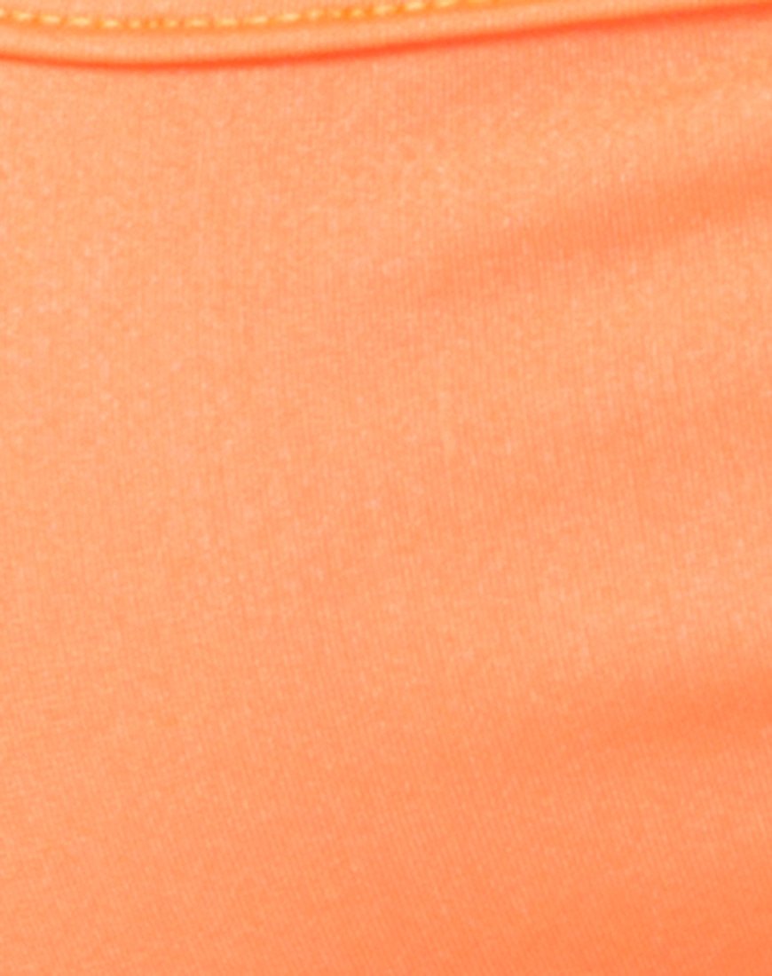 Image of Misho Crop Top in Fluro Orange