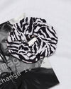 Image of XL Scrunchie in 90s Zebra