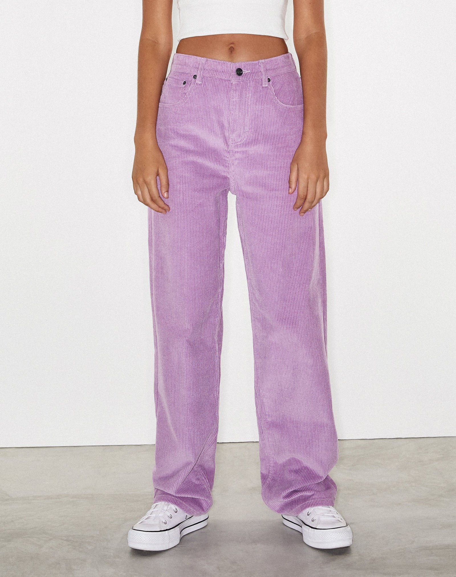 Purple Vintage Corduroy Pants High Waist Straight Pants  Etsy Finland