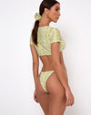 Image of Nachi Bikini Top in Croc Green