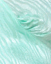 Image of Naya Crop Top in Satin Zebra Aquamarine