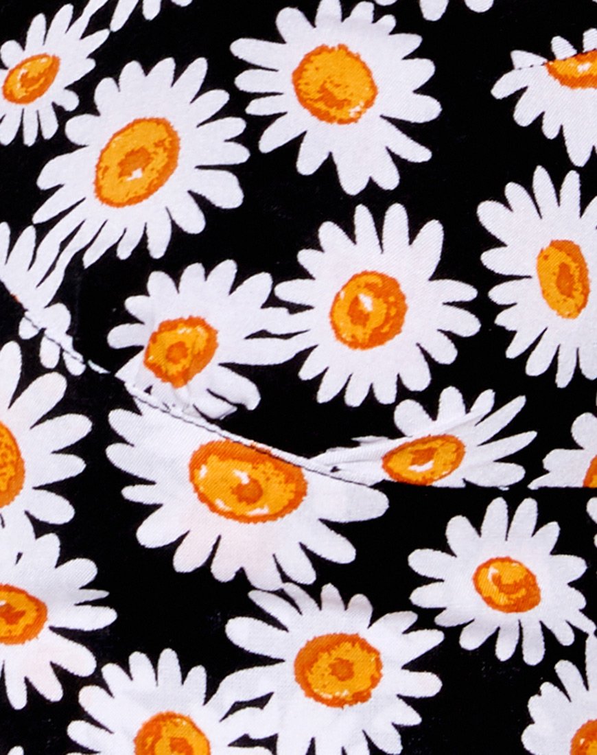 Image of Naya Crop Top in Daisy Love Black