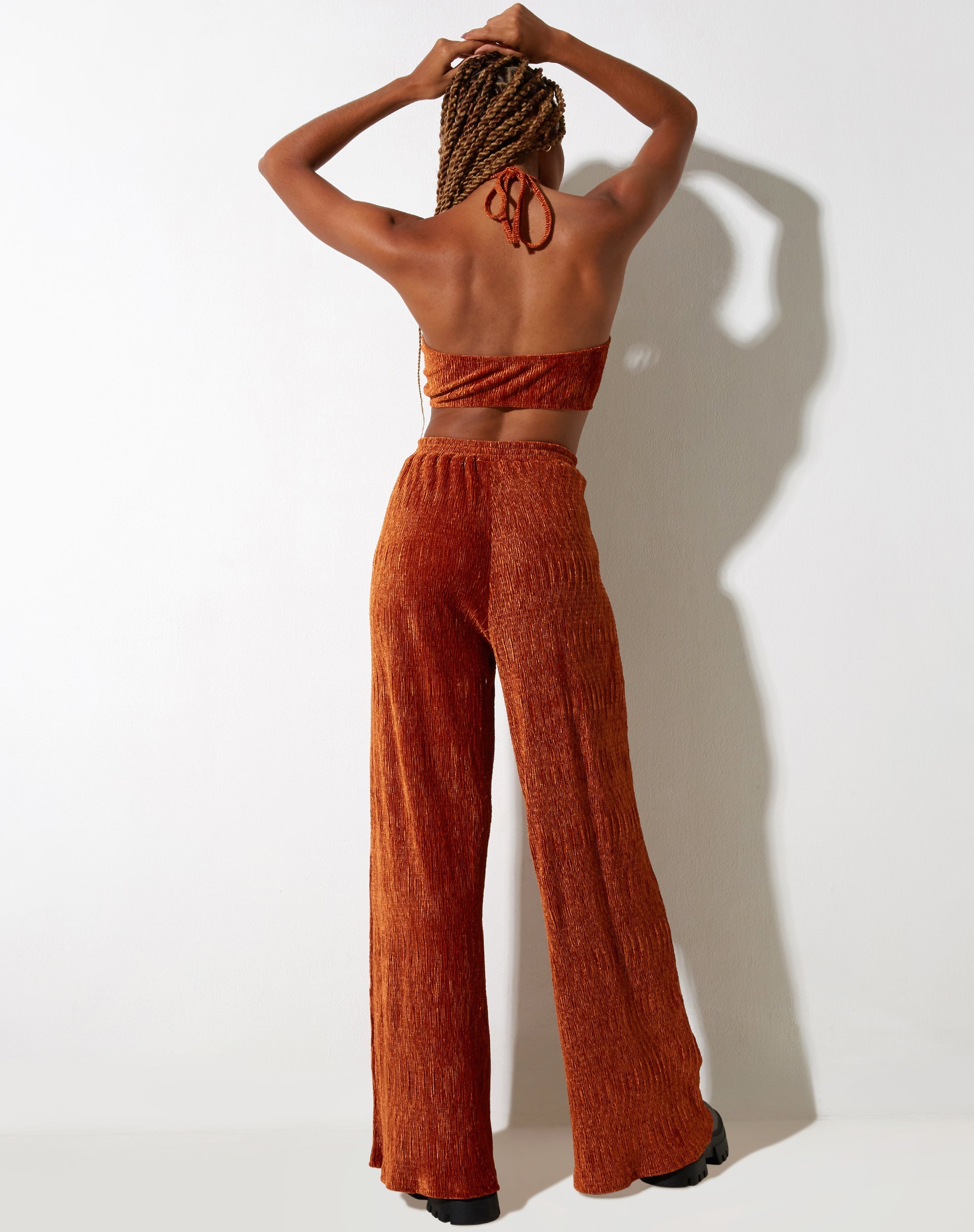 image of Obeli Trouser in Velvet Rust