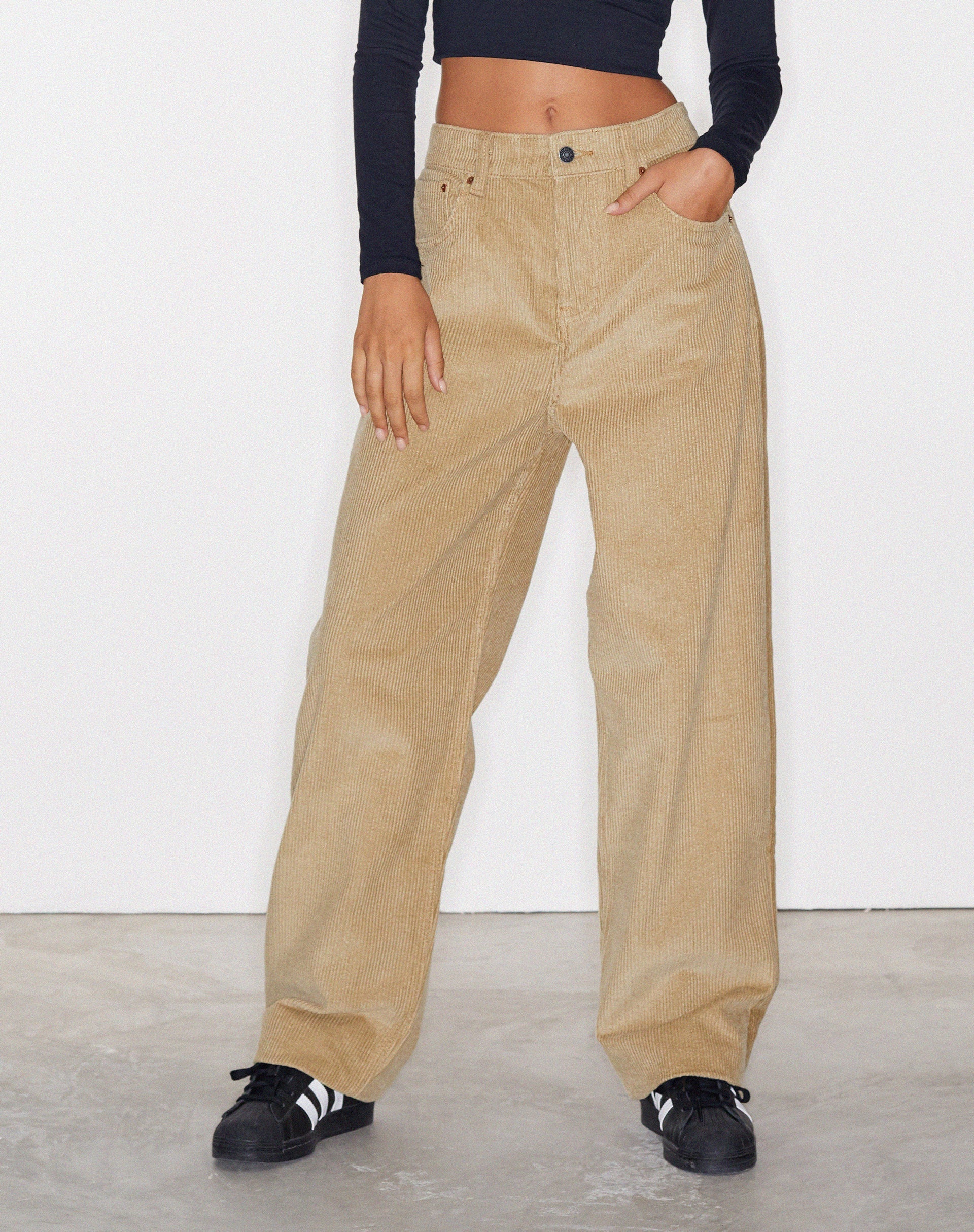 Beige cord sale jeans