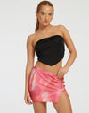 image of Pelma Mini Skirt in Abstract Blurred Pink