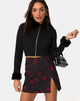 Image of Pelmet Skirt in China Town Black Red