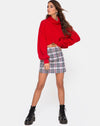 Image of Pelmo Skirt in Heritage Check
